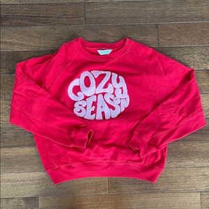 J. Crew Cozy Season Red Sweatshirt